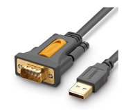 Przejściówka UGREEN Kabel adapter USB-A - DB9 RS-232 1.5m CR104 szary 6957303822119